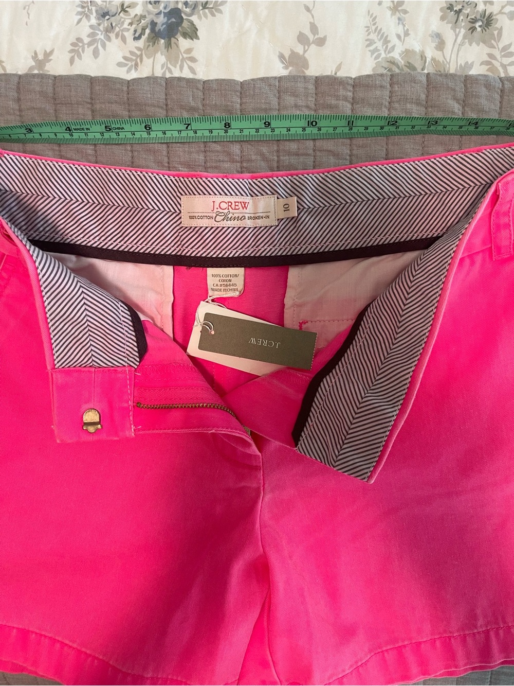 J. Crew Bright Pink Women's Chino Shorts